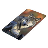 Wolf Magnet (Linke Seite)
