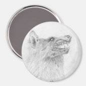 Wolf Magnet (Vorderseite/Rückseite)