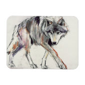 Wolf Magnet (Horizontal)