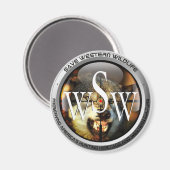 Wolf Magnet (Vorderseite/Rückseite)