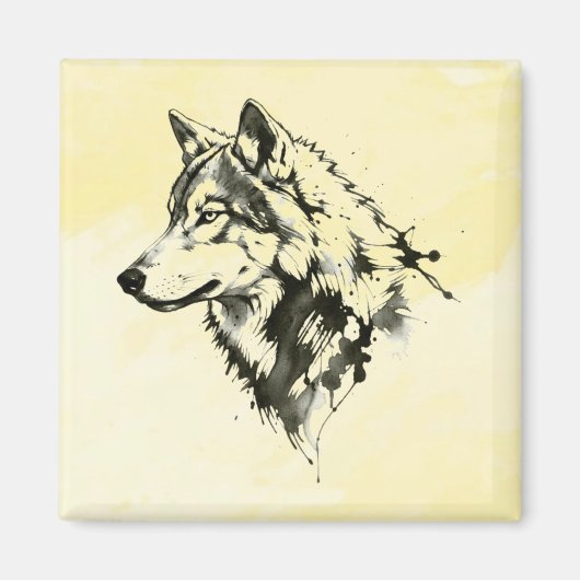 Wolf Magnet (Vorne)