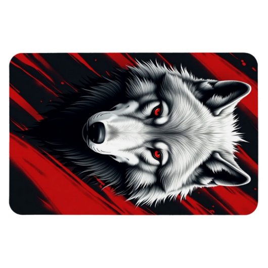 Wolf Magnet (Horizontal)