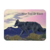 Wolf Magnet (Horizontal)