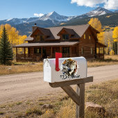 Wolf-Mailbox Aufkleber