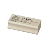 Wolf Mama Rücksendeadresse Gummistempel (Stempel)