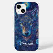 Wolf Mandala  Case-Mate iPhone Hülle (Rückseite)