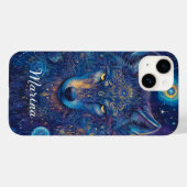 Wolf Mandala  Case-Mate iPhone Hülle (Rückseite (Horizontal))
