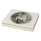 Wolf Mandala Gummistempel (Stempel)