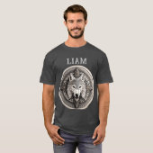 Wolf Mandala T-Shirt (Vorne ganz)