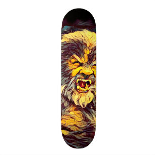 Wolf-Mann-Spritzpistolen-Skateboard Skateboard