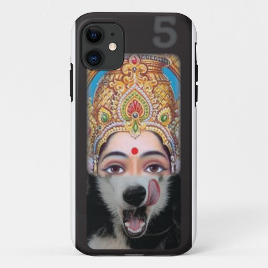 Wolf-Maske Case-Mate iPhone Hülle (Rückseite)
