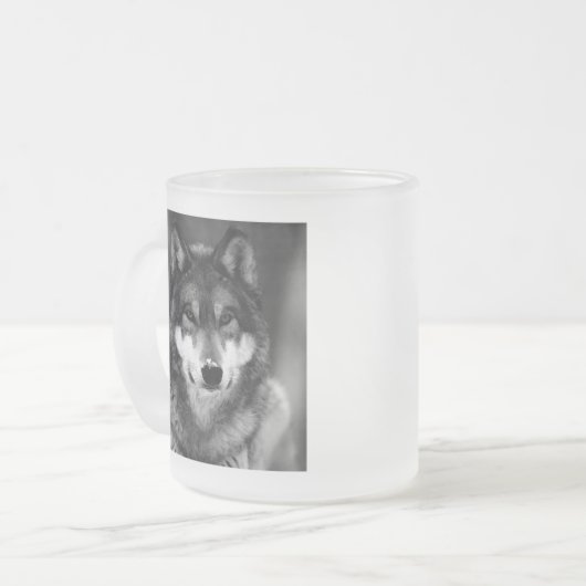 Wolf Mattglastasse (Vorderseite Links)