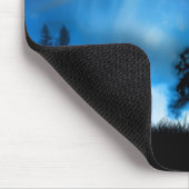 Wolf-Mausunterlage Mousepad (Ecke)