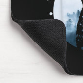 Wolf Men Silhouette Animal Motif Umwelt Mousepad (Ecke)