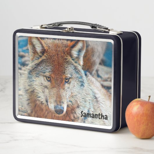 Wolf Metal Lunchbox (Beispiel)