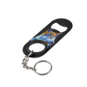 Wolf Mini Flaschenöffner (Rückseite Schrägansicht)