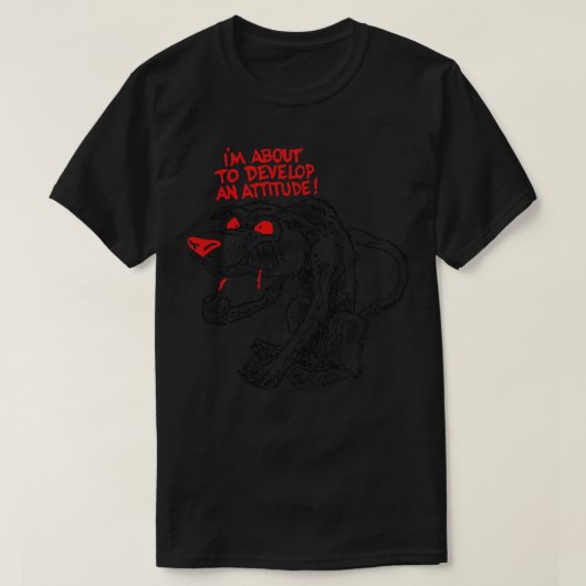Wolf mit einem Höhenproblem T-Shirt (Design vorne)