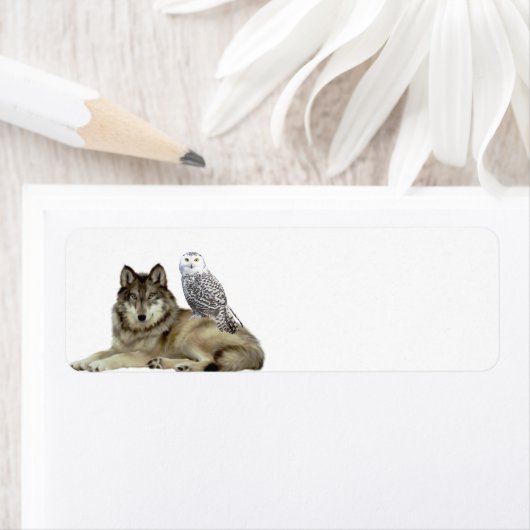 Wolf mit Eule v 1 (Insitu)