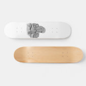 Wolf mit Rabe Skateboard (Horizontal)