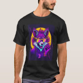 Wolf mit Sonnenbrille T-Shirt (Vorderseite)