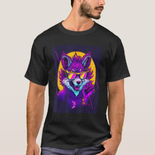 Wolf mit Sonnenbrille T-Shirt