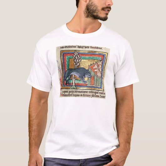 Wolf Mitgliedstaates Roy A außerhalb eines Schafs T-Shirt (Vorderseite)