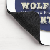 Wolf-Mittelmausunterlage Mousepad (Ecke)