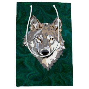 Wolf Mittlere Geschenktüte
