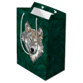 Wolf Mittlere Geschenktüte (Rückseite Schrägansicht)