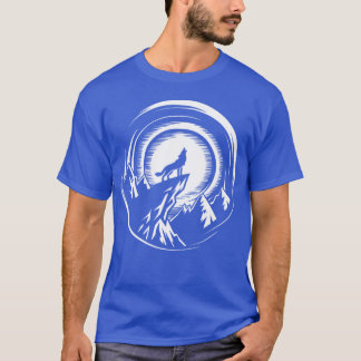 Wolf moderne Freundin T-Shirt