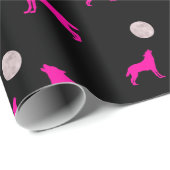 Wolf-Mond Geschenkpapier (Rolleneckpunkt)