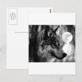 Wolf & Mond Postkarte (Vorne/Hinten)