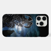 Wolf Mond - Wolf mit Golem iPhone Hülle (Rückseite (Horizontal))