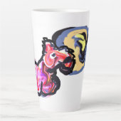 Wolf Mondlicht Milchtasse (Vorderseite)