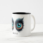 Wolf Monster Eyes - Tasse anpassen (VorderseiteRechts)