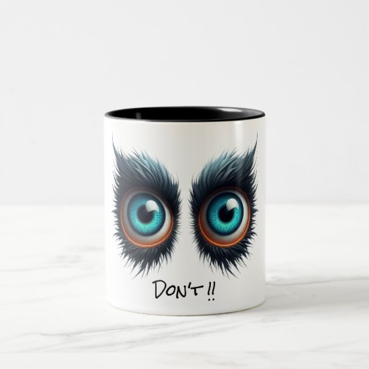 Wolf Monster Eyes - Tasse anpassen (Mittel)
