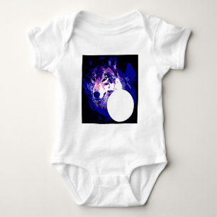 Wolf & Moon Baby Strampler
