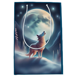 Wolf Moon Geschenktasche Mittlere Geschenktüte