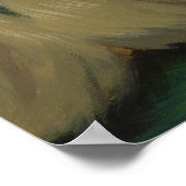 Wolf Moon Gothic Fantasy Art Print Poster (Ecke)