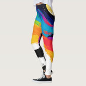 Wolf Moon Howl Art Leggings (Links)