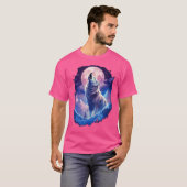 Wolf Moon Howling Funny Wolves Pack von Wölfen T-Shirt (Vorne ganz)