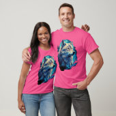 Wolf Moon Howling Lone Funny Wolves Pack von Wölfe T-Shirt (Unisex)