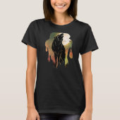 Wolf Moon Howling T-Shirt (Vorderseite)