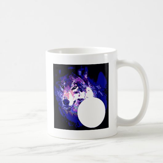 Wolf & Moon Kaffeetasse (Rechts)