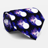 Wolf & Moon Krawatte (Gerollt)