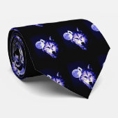 Wolf & Moon Krawatte (Gerollt)