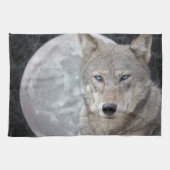 Wolf Moon Küchentuch (Horizontal)