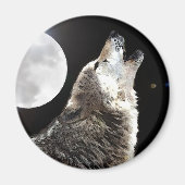 Wolf & Moon Magnet (Vorne)