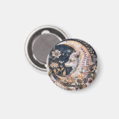 Wolf Moon Magnet (Vorderseite/Rückseite)