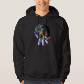 Wolf Moon Motif Pack Wild Lupus farbenfrohe Wölfe Hoodie (Vorderseite)